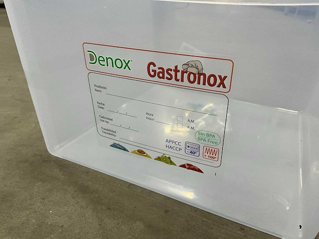 Denox 1/2 gn bakken met deksel (6x) - afbeelding 6 van  6