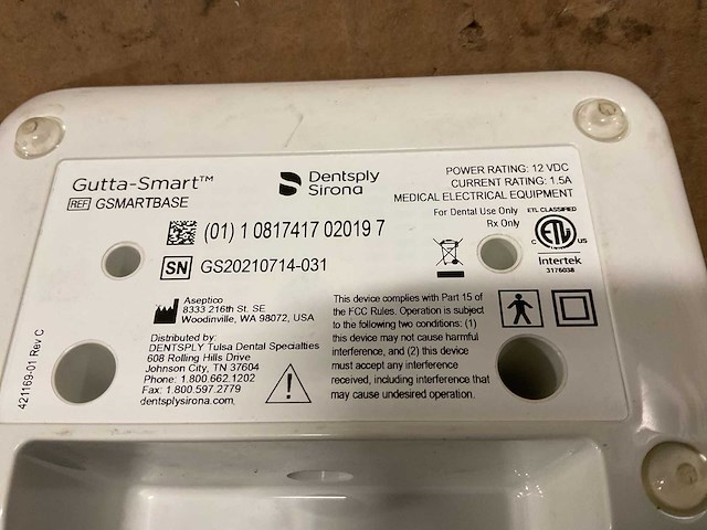 Dentsply sirona oplaadstation - afbeelding 3 van  4