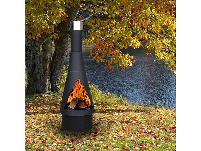 Denver - 125 - tuinhaard zwart 44x125 cm - afbeelding 3 van  5