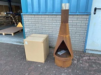 Denver corten - tuinhaard 44x125 cm - afbeelding 2 van  5