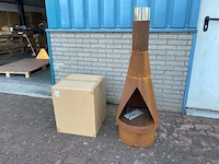Denver corten - tuinhaard 44x125 cm - afbeelding 5 van  5