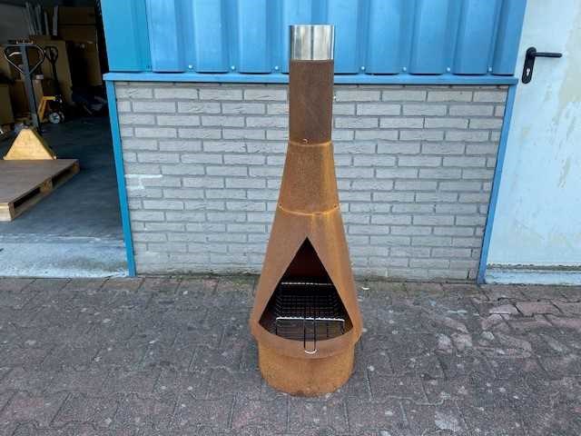 Denver corten - tuinhaard 44x125 cm - afbeelding 5 van  5