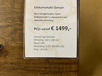 Denver eetkamertafel 240cm - afbeelding 7 van  15