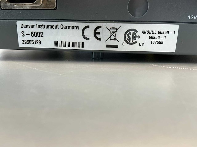 Denver instruments s-6002 weegschaal - afbeelding 5 van  7