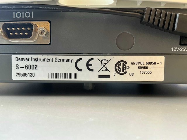 Denver instruments s-6002 weegschaal - afbeelding 5 van  5