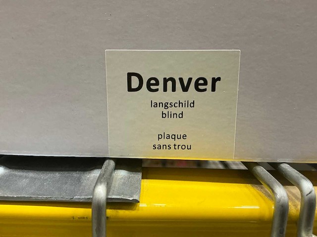 Denver langschild blind (10x) - afbeelding 1 van  1