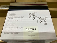 Denver rond rozet deurkruksets (192x) - afbeelding 2 van  5