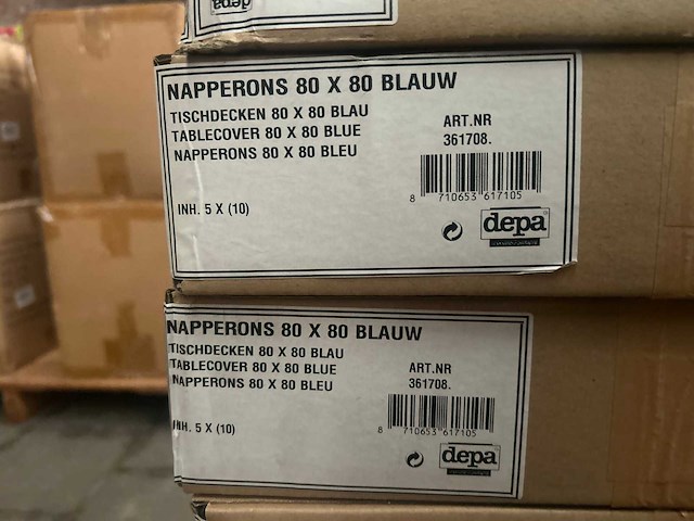 Depa - tafelkleed 80x80 cm (450x) - afbeelding 4 van  4