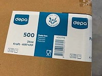 Depa 26oz kraft-krt+pp 600774 doos 500 stuks pasta boxen (7x) - afbeelding 2 van  3