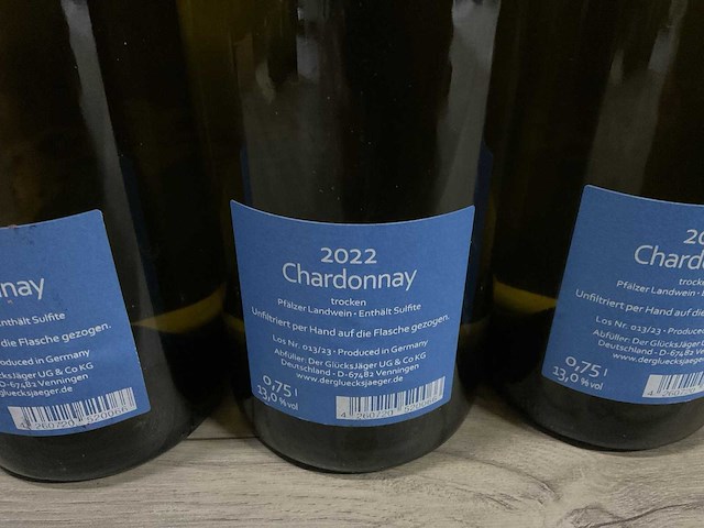 Der glucksjager chardonnay 2022 (3x) - afbeelding 3 van  3