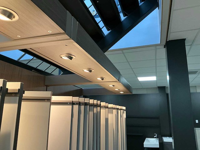 Dermul waaierdisplay met verlichting (3x) - afbeelding 2 van  3