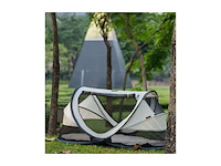Deryan baby luxe reisbed met matras incl. klamboe & reistas cream - afbeelding 4 van  5
