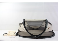 Deryan baby luxe reisbed met matras incl. klamboe &reistas cream - afbeelding 3 van  3