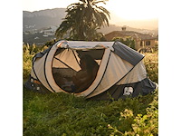 Deryan luxe cocoon pop up tent anti-uv 50+ 2 seconds cream - afbeelding 3 van  5