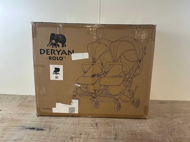 Deryan rolo x2 xl kinderwagen - afbeelding 2 van  3