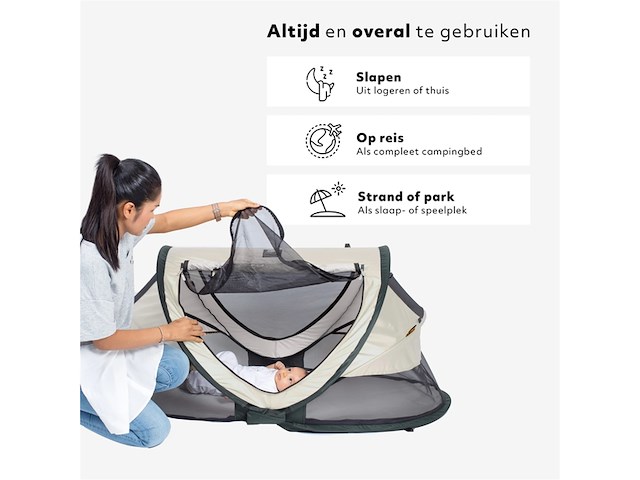 Deryan shane luxe 2025 campingbedje antiuv 50+ cream - afbeelding 2 van  2