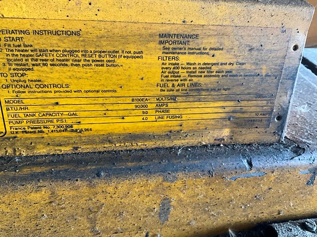 Desa b100ea heater - afbeelding 4 van  4