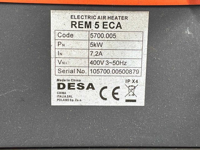 Desa rem 5 eca elektrische kachel - afbeelding 6 van  6