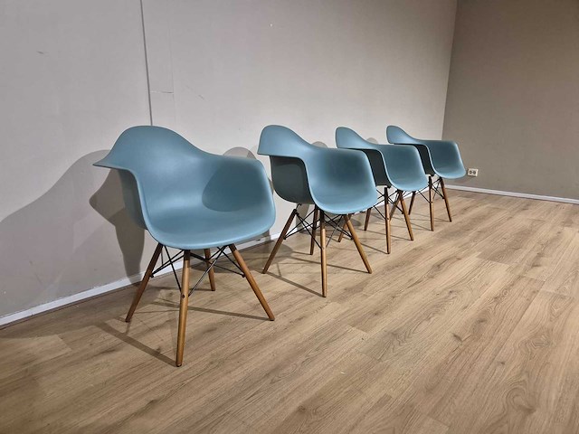 Design - kantoor - eetkamerstoelen - dining chairs (4x) - afbeelding 2 van  8