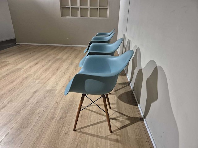 Design - kantoor - eetkamerstoelen - dining chairs (4x) - afbeelding 4 van  8