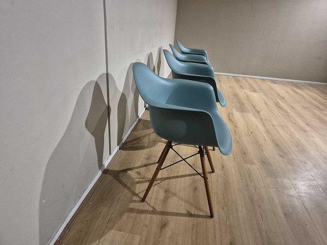 Design - kantoor - eetkamerstoelen - dining chairs (4x) - afbeelding 5 van  8