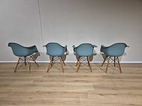 Design - kantoor - eetkamerstoelen - dining chairs (4x) - afbeelding 6 van  8