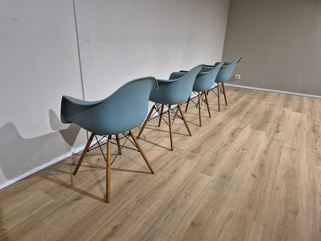 Design - kantoor - eetkamerstoelen - dining chairs (4x) - afbeelding 7 van  8
