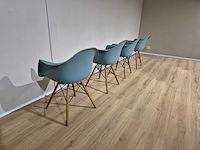 Design - kantoor - eetkamerstoelen - dining chairs (4x) - afbeelding 7 van  8