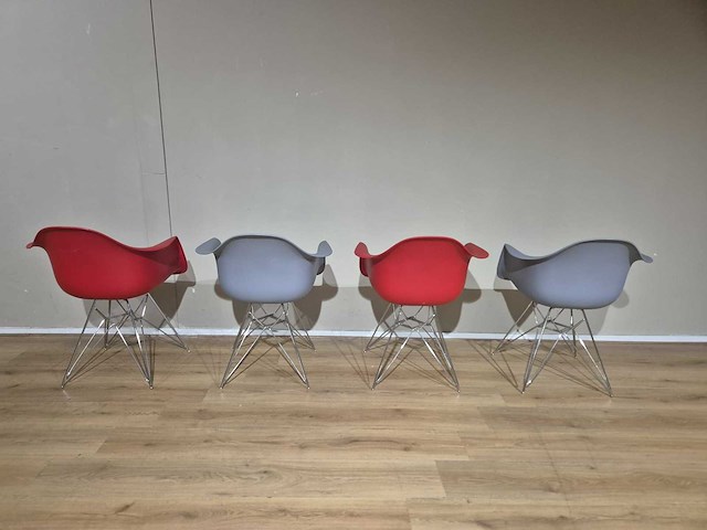 Design - kantoor - eetkamerstoelen (4x) - afbeelding 3 van  5