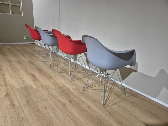 Design - kantoor - eetkamerstoelen (4x) - afbeelding 4 van  5