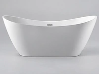 Design bad, vrijstaand, wit - afbeelding 4 van  4