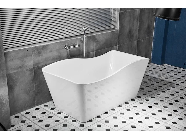 Design bad, vrijstaand, wit - afbeelding 1 van  4