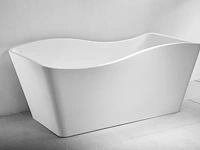 Design bad, vrijstaand, wit - afbeelding 3 van  4