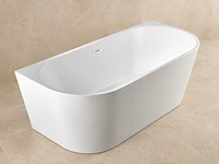 Design bad wandmodel, vrijstaand, wit - afbeelding 4 van  4