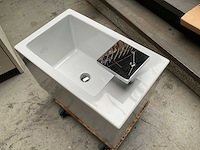 Design badmeubel catalano wastafel met axor massaud waterval kraan - afbeelding 6 van  7