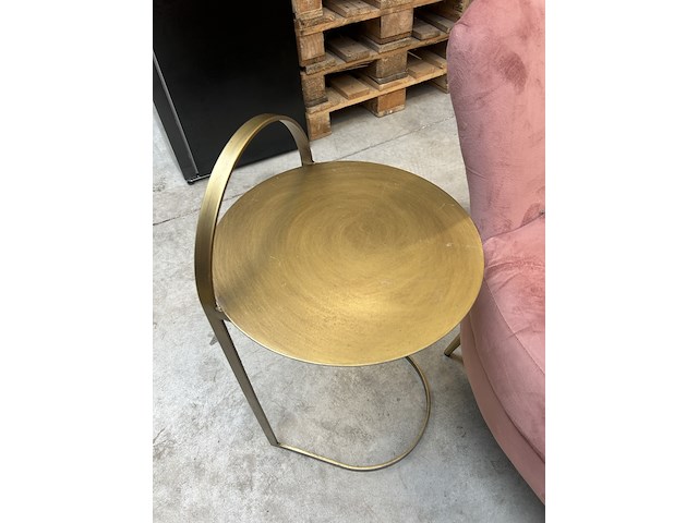 Design bank 140 cm breed, 2x bijzettafel - afbeelding 4 van  7