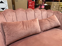 Design bank 140 cm breed, 2x bijzettafel - afbeelding 5 van  7