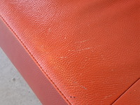 Design bank, leolux, 3 zits, rood - afbeelding 2 van  11