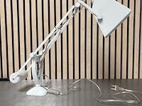 Design bureaulamp, architectenlamp, muno, wit - afbeelding 1 van  7