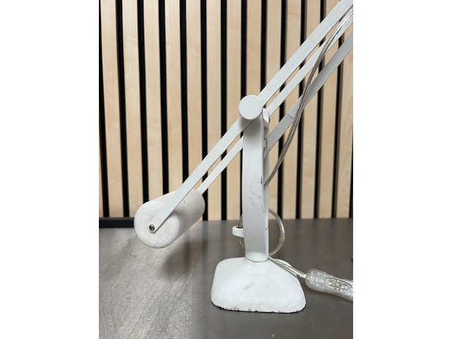 Design bureaulamp, architectenlamp, muno, wit - afbeelding 7 van  7