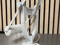 Design bureaulamp, architectenlamp, muno, wit - afbeelding 4 van  7