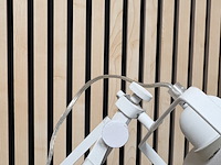 Design bureaulamp, architectenlamp, muno, wit - afbeelding 6 van  7
