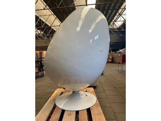 Design draaifauteuil/egg chair met geïntegreerde speaker en ingebouwde muziekmodule - afbeelding 6 van  8