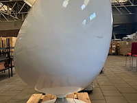 Design draaifauteuil/egg chair met geïntegreerde speaker en ingebouwde muziekmodule - afbeelding 6 van  8