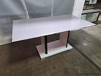 Design eettafel v.v. wit tafelblad en onderstel - afbeelding 1 van  5