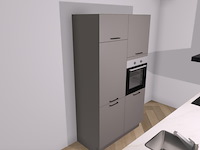Design eiland keuken - inclusief apparatuur, frederik, taupe - afbeelding 3 van  3
