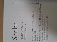 Design hanglamp, bolia, scribe - afbeelding 4 van  5