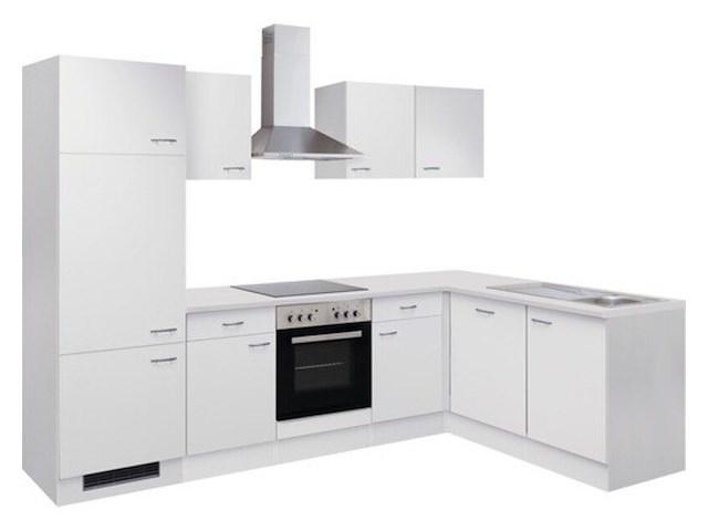Design hoek keuken met apparatuur, kevin, wit - afbeelding 1 van  9