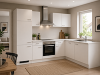 Design hoek keuken met apparatuur, kevin, wit - afbeelding 1 van  9