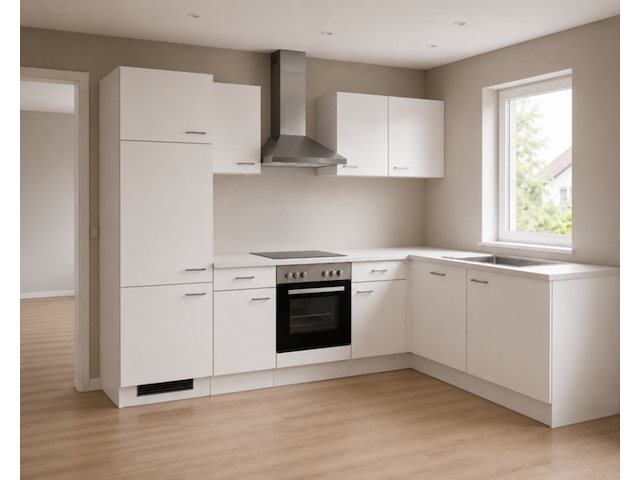 Design hoek keuken met apparatuur, kevin, wit - afbeelding 2 van  9